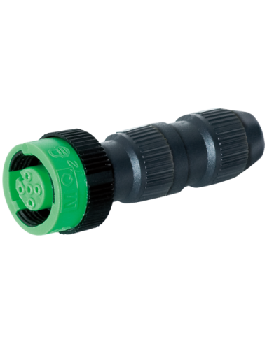 Wtyczka MQ12 żeńska, prosta, 4-polowa 0,25…0,5mm?, zaciski nożowe 7050-12601-0000000 | Przewody i Złącza | Eshop Dopak | Wszystk