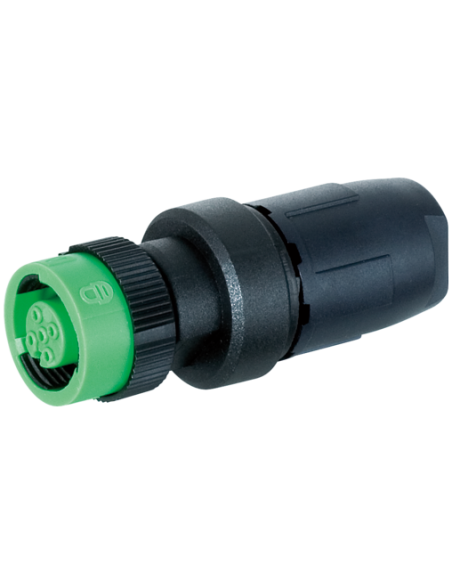 Wtyczka MQ12 żeńska, prosta, 4-polowa, 0,5..1mm2, zaciski nożowe 7050-12641-0000000 | Przewody i Złącza | Eshop Dopak | Wszystko