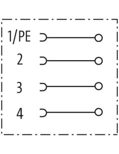 Wtyczka 7/8" żeńska, prosta, 4-polowa, zaciski śrubowe 7000-78181-0000000 | Przewody i Złącza | Eshop Dopak | Wszystko dla Przem 2