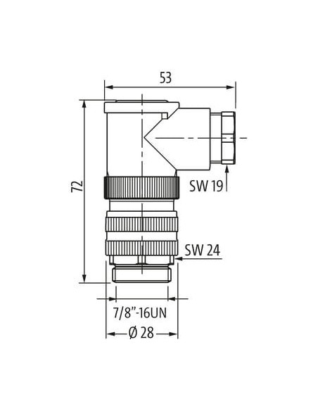 Złącze 7/8" męskie 90° 7000-78151-0000000 | Przewody i Złącza | Eshop Dopak | Wszystko dla Przemysłu