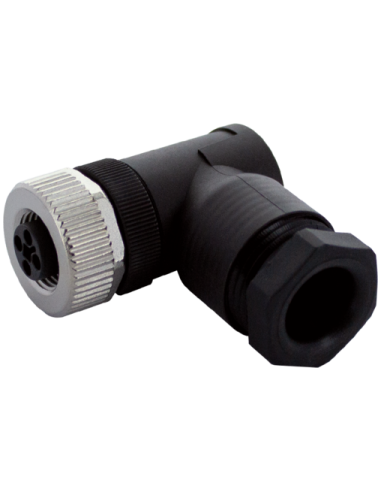 Wtyczka M12 żeńska, kątowa T-cod. 4-polowa, maks. 1,5 mm? 7000-P7421-0000000 | Przewody i Złącza | Eshop Dopak | Wszystko dla Pr