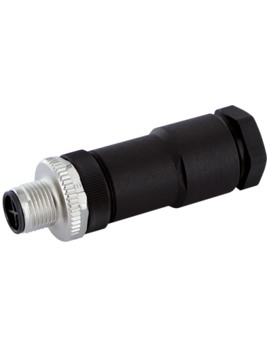 Złącze męskie M12 0° kodowane S, do okablowania w terenie 7000-P6591-0000000 | Przewody i Złącza | Eshop Dopak | Wszystko dla Pr