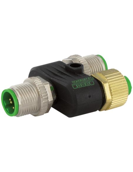 Trójnik Profibus M12 Kod B. 5-polowy, ekranowany 7000-44151-0000000 | Przewody i Złącza | Eshop Dopak | Wszystko dla Przemysłu