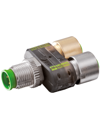 Trójnik (LED) M12-2xM12 7000-41135-0000000 | Przewody i Złącza | Eshop Dopak | Wszystko dla Przemysłu