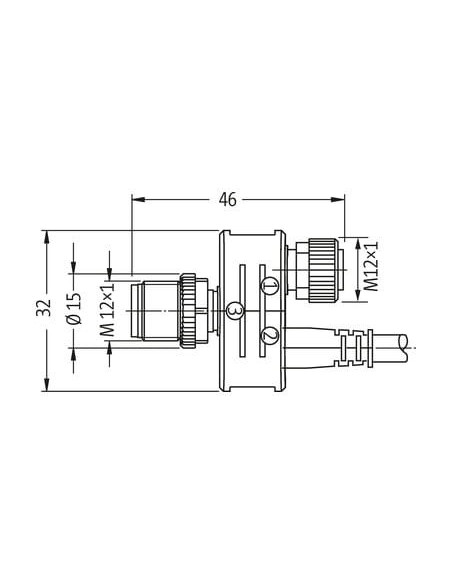 Złącze T M12 męskie/M12 męskie kabel M12 żeńskie A-cod 7000-42643-0000000 | Przewody i Złącza | Eshop Dopak | Wszystko dla Przem