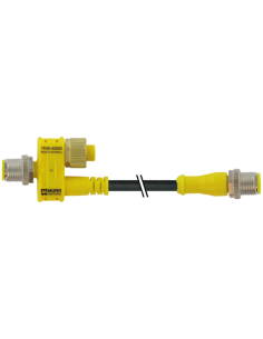 Złącze T M12 męskie / M12 męskie   kabel   M12 żeńskie 7030-42662-0000000 | Przewody i Złącza | Eshop Dopak | Wszystko dla Przem