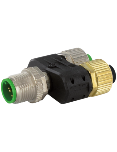 Złącze T SlimLine ekranowane M12 męskie/ 2xM12 żeńskie 7000-42711-0000000 | Przewody i Złącza | Eshop Dopak | Wszystko dla Przem
