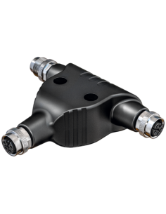 Trójnik M12 męski L-cod / 2x M12 żeński L-cod 7000-P4901-0000000 | Przewody i Złącza | Eshop Dopak | Wszystko dla Przemysłu