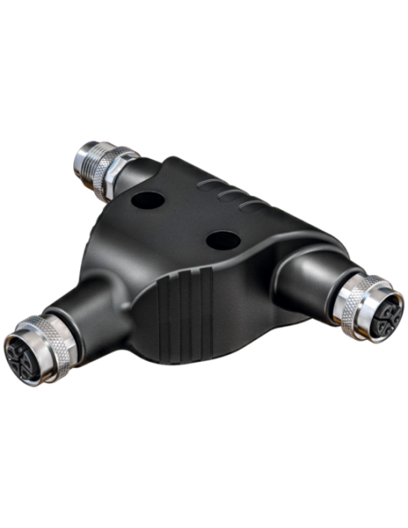 Trójnik M12 męski S-kodowany / 2x M12 żeński S-kodowany 7000-P6901-0000000 | Przewody i Złącza | Eshop Dopak | Wszystko dla Prze