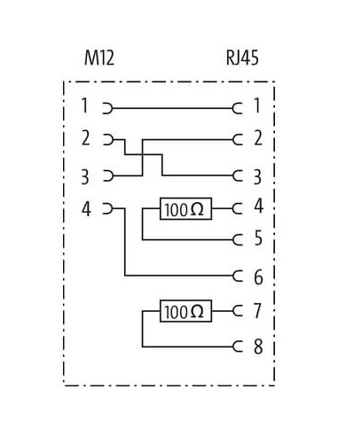 Przejściówka M12-RJ45 7000-99052-0000000 | Przewody i Złącza | Eshop Dopak | Wszystko dla Przemysłu