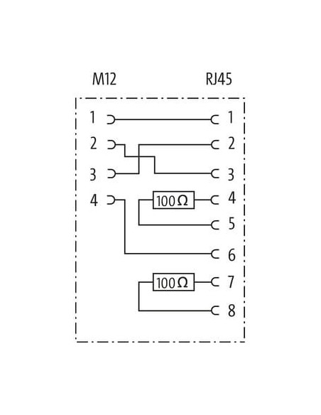 Przejściówka M12-RJ45 7000-99052-0000000 | Przewody i Złącza | Eshop Dopak | Wszystko dla Przemysłu