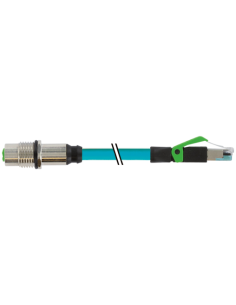 Złącze żeńskie M12, kod D, RM / RJ45, męskie 0° 7700-44851-S4U0100 | Przewody i Złącza | Eshop Dopak | Wszystko dla Przemysłu