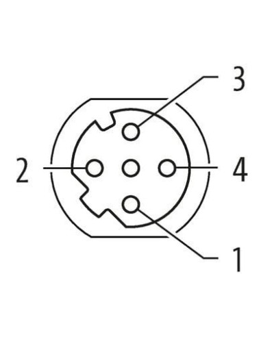 Złącze żeńskie M12 kod D RM / RJ45 męskie 90° w górę 7000-44867-7960075 | Przewody i Złącza | Eshop Dopak | Wszystko dla Przemys