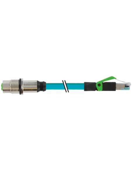Złącze żeńskie M12, kod D, RM / RJ45, męskie 0° 7700-44851-S4U0060 | Przewody i Złącza | Eshop Dopak | Wszystko dla Przemysłu