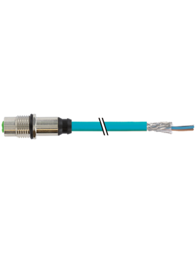 Złącze żeńskie M12. Kod D. ekranowane RM Ethernet 7700-14511-S4U0030 | Przewody i Złącza | Eshop Dopak | Wszystko dla Przemysłu