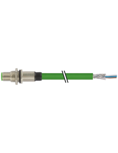 Złącze panelowe M12 męskie D-cod. Ethernet 7000-14551-7940150 | Przewody i Złącza | Eshop Dopak | Wszystko dla Przemysłu