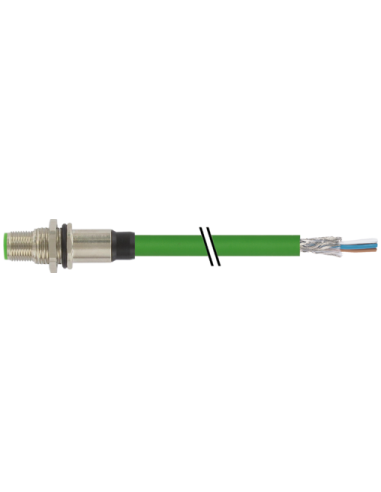Złącze panelowe M12 męskie D-cod. Ethernet 7000-14551-7940150 | Przewody i Złącza | Eshop Dopak | Wszystko dla Przemysłu