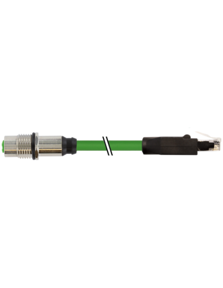 Złącze żeńskie M12, kod D, RM / RJ45, męskie 0° 7700-44851-S7V0100 | Przewody i Złącza | Eshop Dopak | Wszystko dla Przemysłu