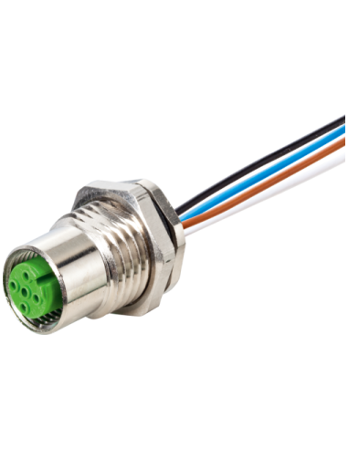 Złącze panelowe M12 żeńskie 7000-13565-9720200 | Przewody i Złącza | Eshop Dopak | Wszystko dla Przemysłu