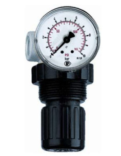 Zawór upustowy G 1/4 GW, regulacja 0,5-10 bar, z manometrem | Pneumatyka | Eshop Dopak | Wszystko dla Przemysłu