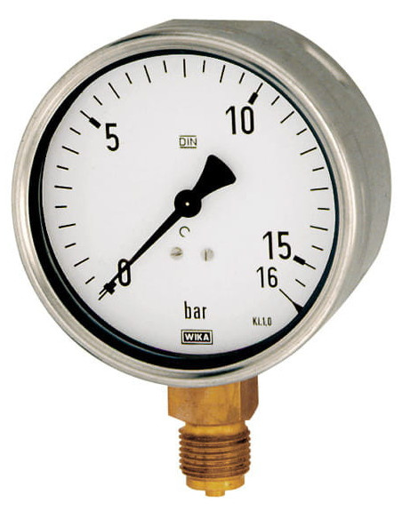 Manowakuometr Heavy Duty G1/2R, 100mm, -1/ 9bar, CN | Przyrządy Pomiarowe | Eshop Dopak | Wszystko dla Przemysłu