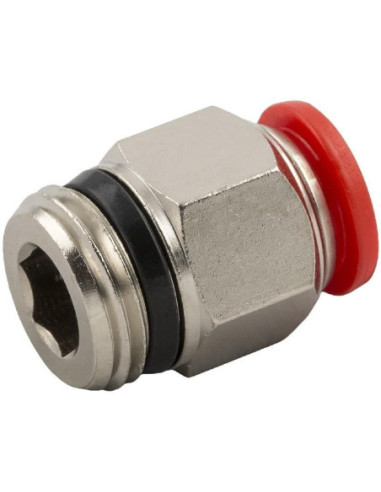 Złączka pneumatyczna wtykowa prosta do węża fi 12 mm, G 1/2 GZ, mosiądz niklowany | Pneumatyka | Eshop Dopak | Wszystko dla Prze