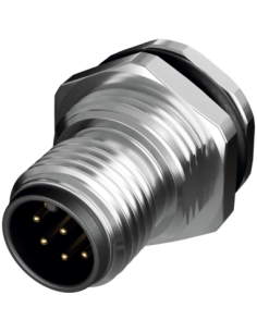 Gniazdo M12 męskie 0° a-cod. montaż tylny 7000-R2118-11A2400 | Przewody i Złącza | Eshop Dopak | Wszystko dla Przemysłu