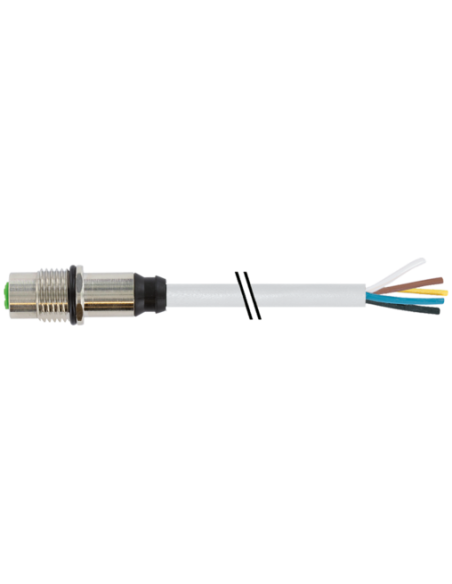 Gniazdo żeńskie M12 A-cod. 7000-13627-2150500 | Przewody i Złącza | Eshop Dopak | Wszystko dla Przemysłu