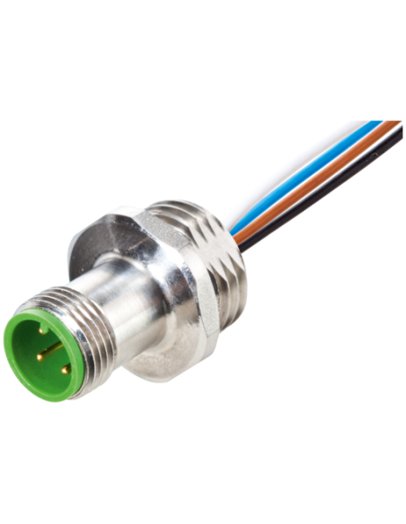 Złacze panelowe M12 męskie A-cod. 7014-13521-9720020 | Przewody i Złącza | Eshop Dopak | Wszystko dla Przemysłu