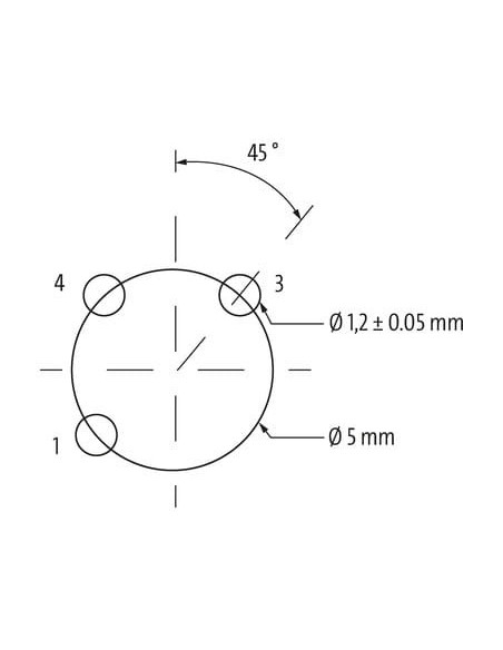 Gniazdo M12 męskie 0° a-cod. montaż 7000-R2113-11A2400 | Przewody i Złącza | Eshop Dopak | Wszystko dla Przemysłu