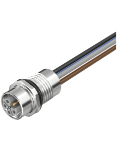 Złącze zasilania M12 L-cod. 5-biegunowe żeńskie gniazdo montażowe przednie 7000-P4291-9800150 | Przewody i Złącza | Eshop Dopak 