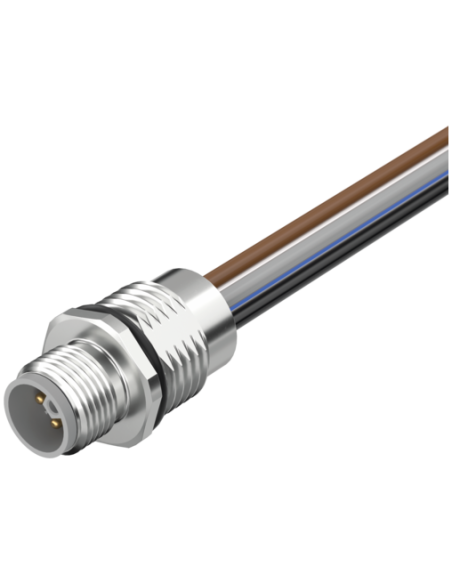 Złącze panelowe M12 Power L-cod męskie 7000-P4281-9800150 | Przewody i Złącza | Eshop Dopak | Wszystko dla Przemysłu