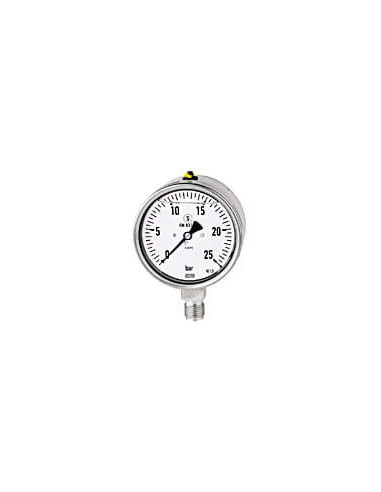Manowakuometr glicerynowy G1/2R, 100mm, -1/ 3bar, ES | Przyrządy Pomiarowe | Eshop Dopak | Wszystko dla Przemysłu