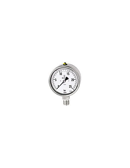 Manowakuometr glicerynowy G1/2R, 100mm, -1/ 5bar, ES | Przyrządy Pomiarowe | Eshop Dopak | Wszystko dla Przemysłu
