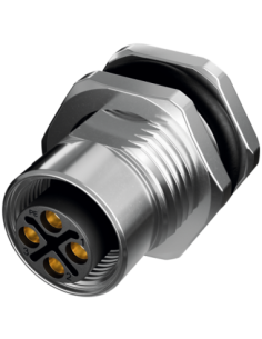 Złącze żeńskie M12 0° kod S. tył 7000-R2214-11S2400 | Przewody i Złącza | Eshop Dopak | Wszystko dla Przemysłu