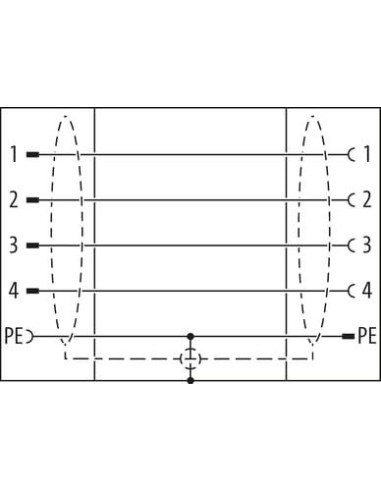 PANEL ZASILAJĄCY M12 PRZELOTOWY 5-biegunowy K-KODOWANY 7000-P3911-0000000 | Przewody i Złącza | Eshop Dopak | Wszystko dla Przem