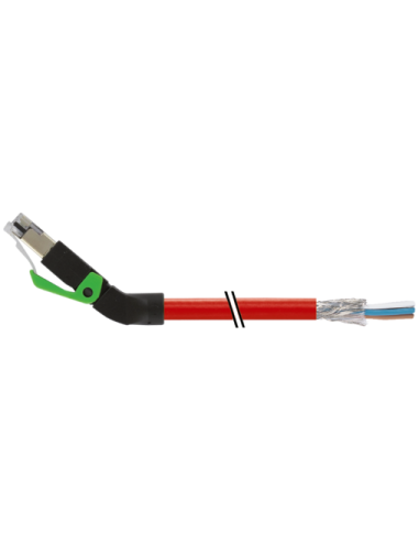RJ45, 45° w górę, ekranowany z kablami, Ethernet 7000-74121-7920030 | Przewody i Złącza | Eshop Dopak | Wszystko dla Przemysłu