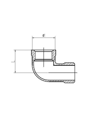Kolanko gwintowane nierdzewne G 3/4 GW/GZ, stal 316 | Hydraulika | Eshop Dopak | Wszystko dla Przemysłu