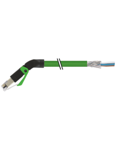 RJ45, 45° z dołem, ekranowany z kablami, Ethernet 7000-74141-7960060 | Przewody i Złącza | Eshop Dopak | Wszystko dla Przemysłu
