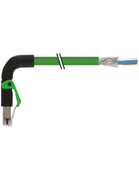 Miernik RJ45 90° z przyłączem kablowym, EN 7000-74241-7960030 | Przewody i Złącza | Eshop Dopak | Wszystko dla Przemysłu