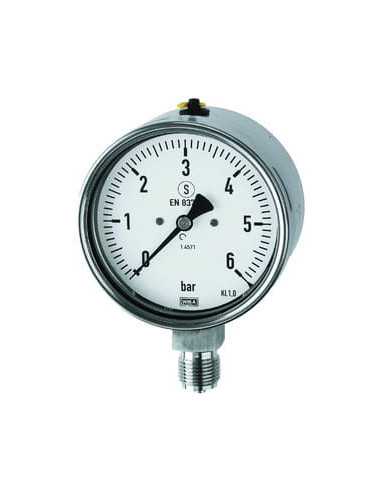 Wakuometr ze stali CrNi G1/4R, 63mm, -1/0bar, ES | Przyrządy Pomiarowe | Eshop Dopak | Wszystko dla Przemysłu