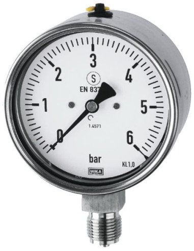 Manometr ze stali CrNi G1/4R, 63mm, 0-25bar, ES | Przyrządy Pomiarowe | Eshop Dopak | Wszystko dla Przemysłu