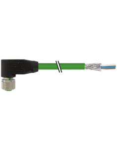 Złącze żeńskie M12 90° ekranowane Y-cod. z kablami, hybrydowe 7000-15571-8310100 | Przewody i Złącza | Eshop Dopak | Wszystko dl