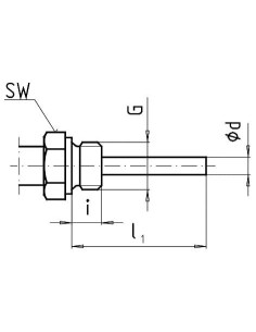 Termometr bimetaliczny fi100mm 0-200°C, G1/2, L100mm | Przyrządy Pomiarowe | Eshop Dopak | Wszystko dla Przemysłu