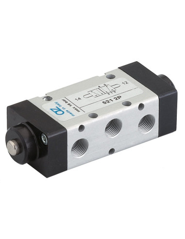 Zawór mechaniczny 5/2, G1/8 bistabilny | Pneumatyka | Eshop Dopak | Wszystko dla Przemysłu