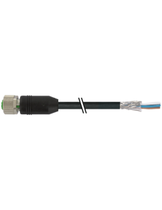 Konektor M12 jest podłączony do kabla pod numerem 7000-17121-7171000 | Przewody i Złącza | Eshop Dopak | Wszystko dla Przemysłu