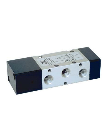 Zawór rozdzielający pneumatyczny 5/2 G 1/8 monostabilny, AZ Pneumatica | Pneumatyka | Eshop Dopak | Wszystko dla Przemysłu