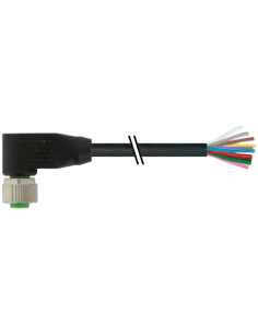 Konektor M12 żeński, katowy z wolnymi kablami 7000-19061-7051000 | Przewody i Złącza | Eshop Dopak | Wszystko dla Przemysłu