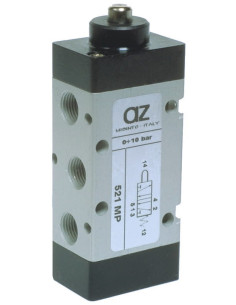 Zawór rozdzielający mechaniczny 5/2 1/8 monostabilny, trzpieniowy | Pneumatyka | Eshop Dopak | Wszystko dla Przemysłu