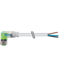 Konektor M8 żeński, katowy z wolnym kablem 7000-08121-2300500 | Przewody i Złącza | Eshop Dopak | Wszystko dla Przemysłu